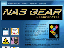 Tablet Screenshot of nas-gear.com